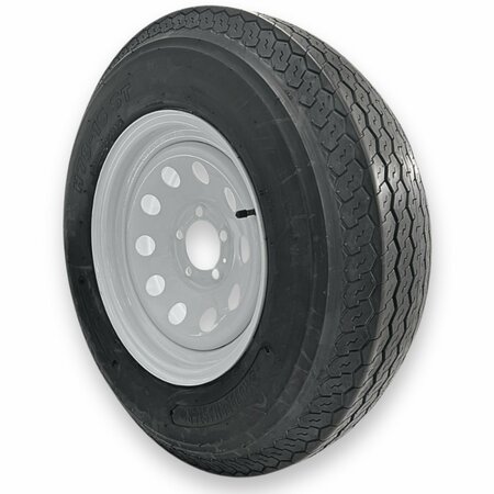 Rubbermaster - Steel Master Rubbermaster H78-15 ST225/75D15 8 Ply Highway Rib Tire and 5 on 5 Modular Wheel Assembly 599505